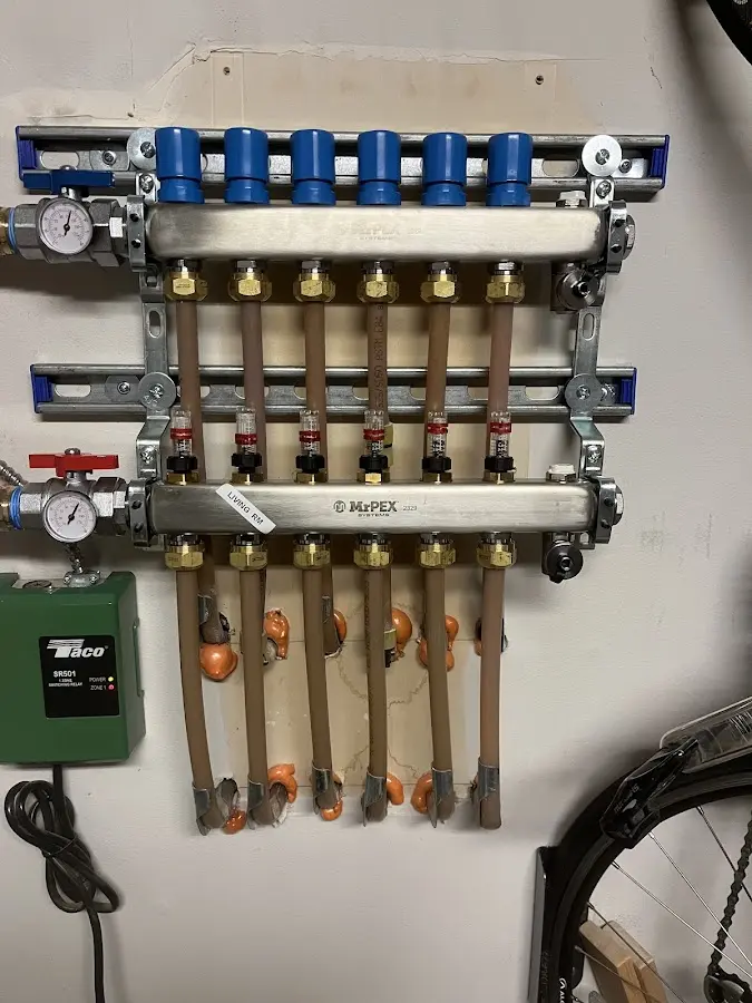 Plumber performing Leak Detection at a residential property in Morgan